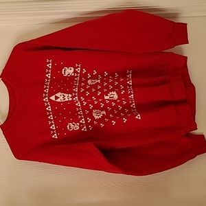 Zelda Christmas Sweater Crew Neck Fleece Size Medium